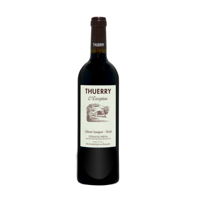 château thuerry exception rouge coteaux du verdon boisé provence